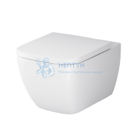 Унитаз подвесной AM.PM Gem C901701SC с сиденьем безободковый
