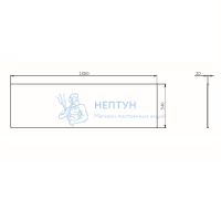 Фронтальная панель для ванны Am.Pm Func W84A-180-080W-P