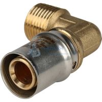 Угольник пресс 20x1/2" НР Stout SFP-0011-001220