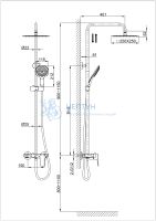 Душевая система D&K Rhein.Reisling DA1273701B03