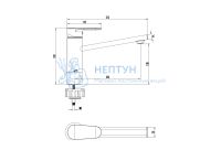 Смеситель для кухни Оружейная сталь Aquatek Ника AQ1880BGM