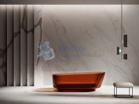 Ванна из полиэфирной смолы Abber 170x80 отдельностоящая овальная коричневая AT9706Opal