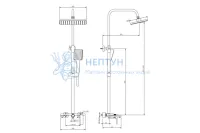 Душевая система Knotlor KN-72
