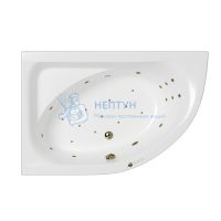 Акриловая ванна Whitecross Aquarella 170x110 асимметричная 0108.170110.100.ULTRA.BR бронза