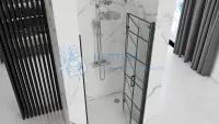 Душевая складная дверь REA MOLIER 100 Black REA-K6963