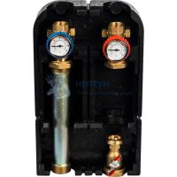 Насосная группа с прямым контуром 1" без насоса в теплоизоляции STOUT SDG-0001