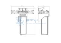 Корпус для картриджного фильтра Джилекс 1 М Т