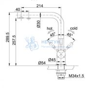 Смеситель Franke Atlas CW нерж. ст. 120.0179.978