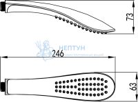 Душевая лейка Lemark LM8006C