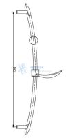 Душевая стойка хром Haiba HB8002