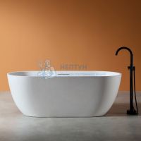 Ванна из искусственного камня ABBER Frankfurt AM9941 белая матовая
