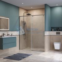 Душевая дверь BelBagno SOFT_CLOSE-1-BF-1-160-C-GM