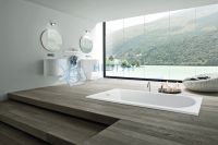 Акриловая ванна C-Bath Geba 180x75 прямоугольная CBQ009002