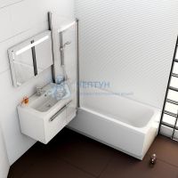 Акриловая ванна Ravak Chrome 150x70 прямоугольная C721000000