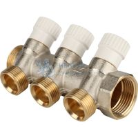 Коллектор распределительный 1", 3 отвода 3/4"ЕК Stout SMB 6851 013403