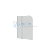 Шторка для ванны Grossman GR-101/1 (150х110) распашная, профиль хром, стекло прозрачное