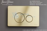 Клавиша смыва 246 х 165 мм, золото глянцевое, нержавеющая сталь IBERICA BLANCA IB.B081.006.002