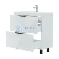 Тумба напольная VOLNA Геометри 80.2Я/Geometry 80.2Y белый (9696)