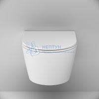 Подвесной унитаз 54 см FlashClean с сиденьем микролифт Func Am.Pm C8F1701SC