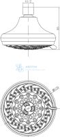 Верхний душ Lemark LM8042C