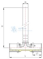 Пресс-тройник для установки радиатора 16x15 Comisa