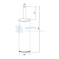 Ерш цвет черный матовый Iddis Optima Home BRUBL0i47