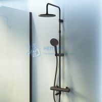Душевая система с термостатом черная X-Joy Am.Pm F0785A522