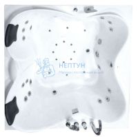 Акриловая ванна Gemy 187x187 квадратная G9089 K L