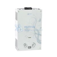 Газовый проточный водонагреватель (газовая колонка) Wertrus 10EG White glass