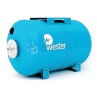 Расширительный бак для водоснабжения горизонтальный на опорах Wester WAO 50 л