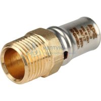 Муфта пресс 16x1/2" НР Stout SFP-0001-001216