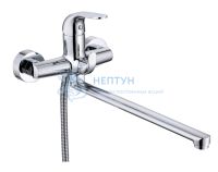 Смеситель для ванны VIEIR V033541 латунь/излив 350 мм/d35мм/шланг 150см