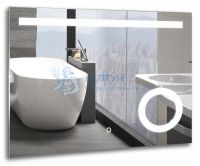 Зеркало Aquanika Cosmo c увеличительным зеркалом, подсветкой и сенсорным выключателем 91х68.5