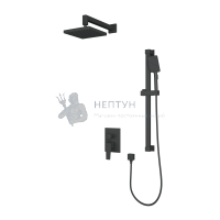 Встроенная душевая система RUSH Thira (TR3635-41Black)