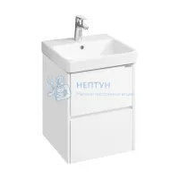 Тумба под раковину AQUATON Сканди 45 белый матовый, белый глянец 1A251601SD010