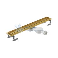 Душевой трап Excellent Stilio Gold 60 см. под облицовку плиткой (золото)