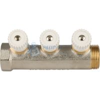 Коллектор распределительный 1", 3 отвода 3/4"ЕК Stout SMB 6851 013403