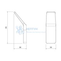 Крючок цвет графитовый Iddis Slide SLIGM10i41