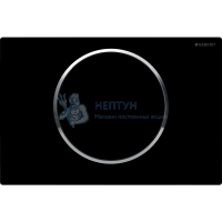 Смывная клавиша Geberit Sigma10, смыв/стоп: черные, глянцевый хром 115.758.KM.5