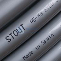 Труба из сшитого полиэтилена 25x3.5 мм Stout PEX-a серая SPX-0001-002535