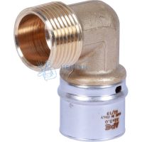 Угольник пресс 32x1" НР Stout SFP-0011-000132