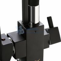 Смеситель для кухни однорычажный черный с краном для фильтра Haiba HB76857