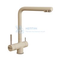 Смеситель для кухни Uperwood UPD-005-04, с каналом для фильтрованной воды, сатин/лен