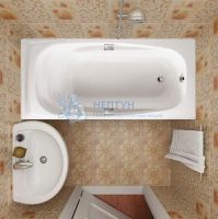 Чугунная ванна Jacob Delafon Repos 180x85 прямоугольная E2904-00