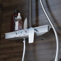 Смеситель для ванны с верхним душем, Shelfy, Iddis, SHESB3Bi06