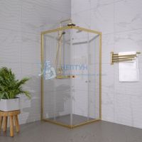 Душевой уголок "Вента-Голд" 90x90, квадрат Triton
