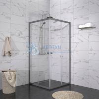 Душевой уголок "Вента-Графит" 90x90, квадрат Triton