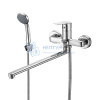 Смеситель для ванны с длинным изливом, Helic, Milardo, HELSB02M10