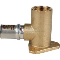 Угольник пресс настенный с креплением удлиненный 16x1/2" ВР Stout SFP-0012-001216