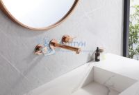 Смеситель ABBER Emotion AF88121RG скрытого монтажа для раковины, розовое золото